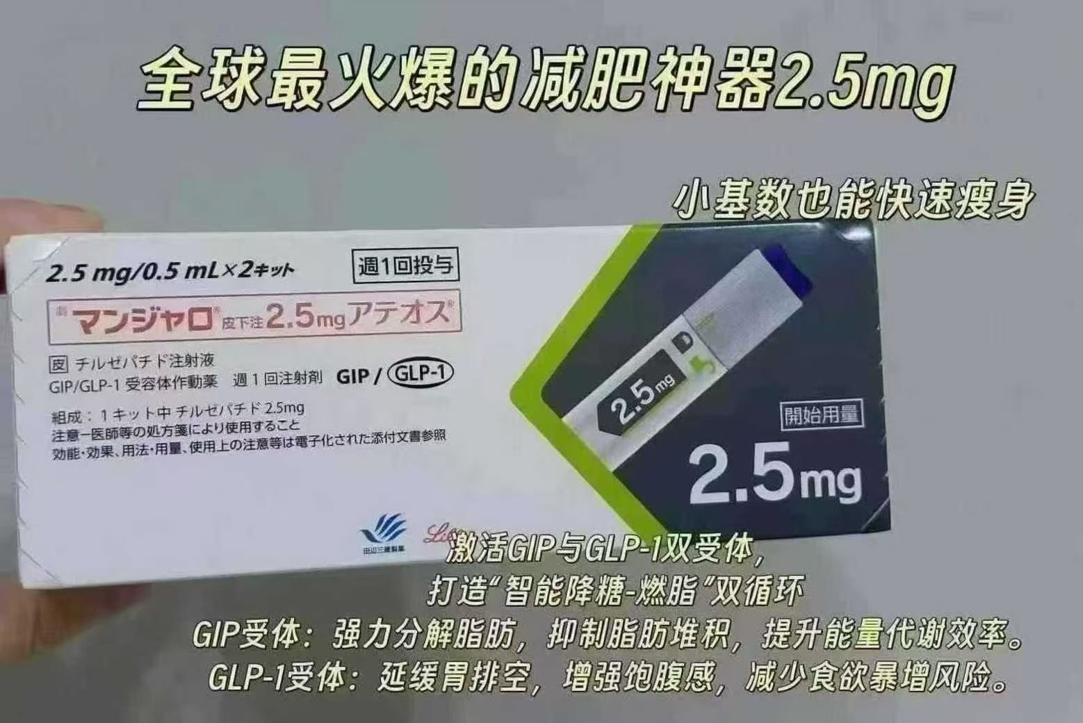 替西2.5mg（减肥笔）